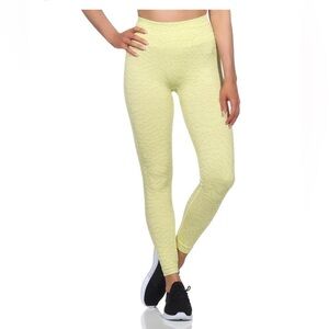 GYMSHARK Yellow/Green Adapt Animal Seamless Leggings Size Small